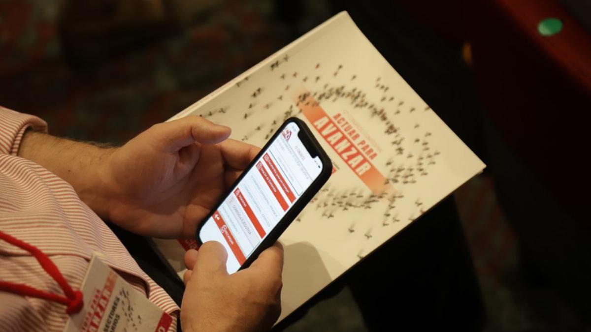 Las votaciones del 12 Congreso de CCOO se realizaron a travs de los dispositivos mviles