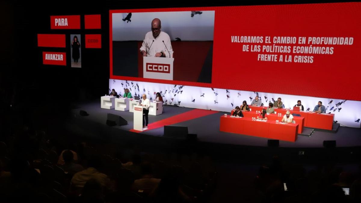 Presentacin al plenario del Informe del secretario general de CCOO, Unai Sordo
